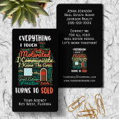 私のTouchは全て売却実在財産 名刺