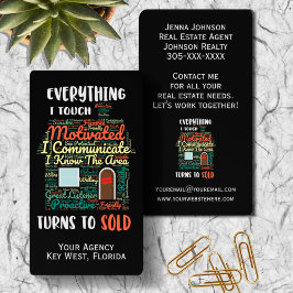 私のTouchは全て売却実在財産 名刺