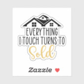 私のTouchは販売に変わる全て、不動産仲介業者ギフト シール (シート)