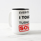 私のTouchは販売に変わる2 ツートーンマグカップ (正面左)