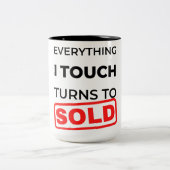 私のTouchは販売に変わる2 ツートーンマグカップ (中央)