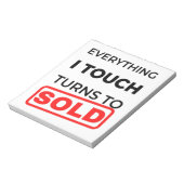 私のTouchは販売に変わる2 ノートパッド (回転)