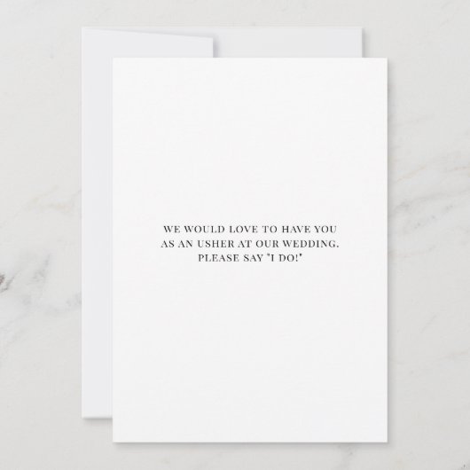 私のTuxedoの提案を聞かせてくれ 招待状 (裏面)