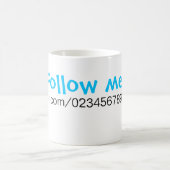 私のTwitterのティー-飲み物用品 コーヒーマグカップ (中央)