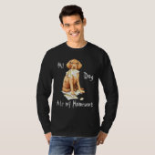 私のVizsla食べの宿題 Tシャツ (正面フル)