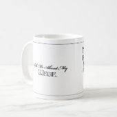 私のWegieについて私に尋ねて下さい コーヒーマグカップ (正面左)