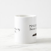 私のWegie.について私に尋ねて下さい コーヒーマグカップ (中央)