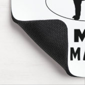 私のWeimaranerについて私に尋ねて下さい マウスパッド (コーナー)