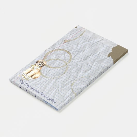 私のWheaten私のレッスン・プランを食べました ポストイット (アングル)