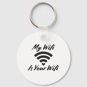 私のwifiはあなたのwifiです キーホルダー