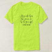 私のWiFiは力を持っているイエスキリストおもしろい白 Tシャツ (デザイン正面)