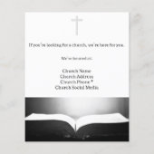 私のWiFiは力を持っているイエスキリストおもしろい チラシ (裏面)