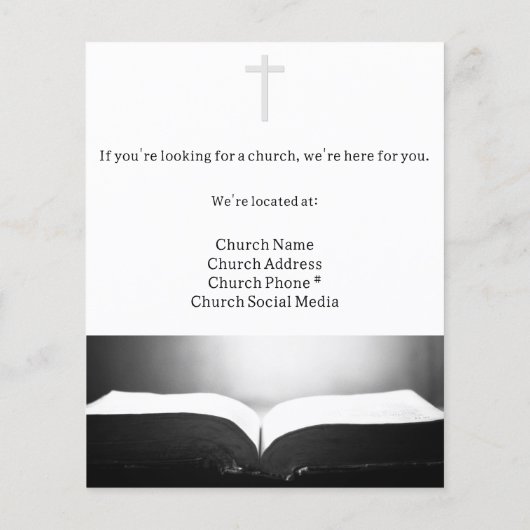 私のWiFiは力を持っているイエスキリストおもしろい チラシ (裏面)