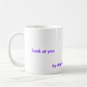 …私のwoobie紫色犬のスエージのいくつかを持つために聞いて下さい コーヒーマグカップ (左)