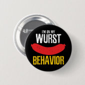 私のWurst動作オクトーバーフェスト 缶バッジ (正面&裏面)