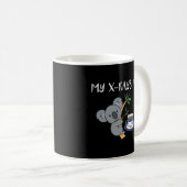 私のX線はコアラ茶品質放射線科X線テックである コーヒーマグカップ (正面右)