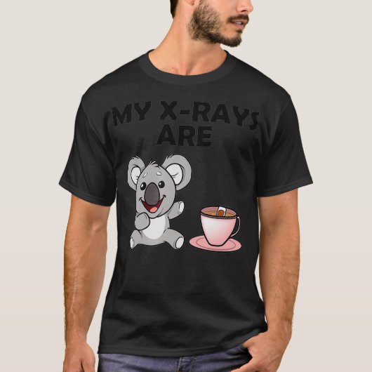 私のX線はKoala Tea RadTechnician RadTechnician Radyent Tシャツ (正面)