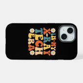 私のX線技術時代のGroovy iPhone 15ケース (裏面横)