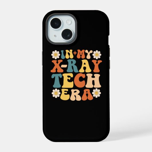 私のX線技術時代のGroovy iPhone 15ケース (裏面)