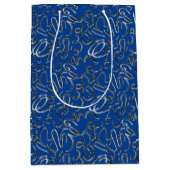 私のx4 Blue BGにいくつかの金属を配置 ミディアムペーパーバッグ (正面)