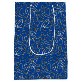 私のx4 Blue BGにいくつかの金属を配置 ミディアムペーパーバッグ (裏面)