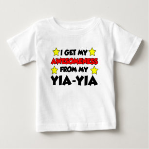 私のYia-YiaからのAwesomeness ベビーTシャツ