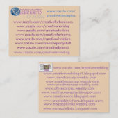 私のzazzleカスタム名刺 名刺 (正面/裏面)