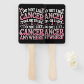 私はあちこちに癌が好きではない ハンドファン (正面&裏面)