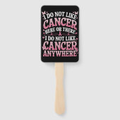 私はあちこちに癌が好きではない ハンドファン (裏面)