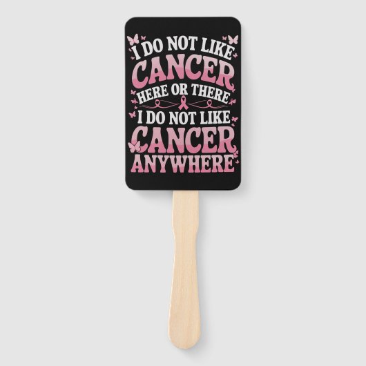 私はあちこちに癌が好きではない ハンドファン (正面)