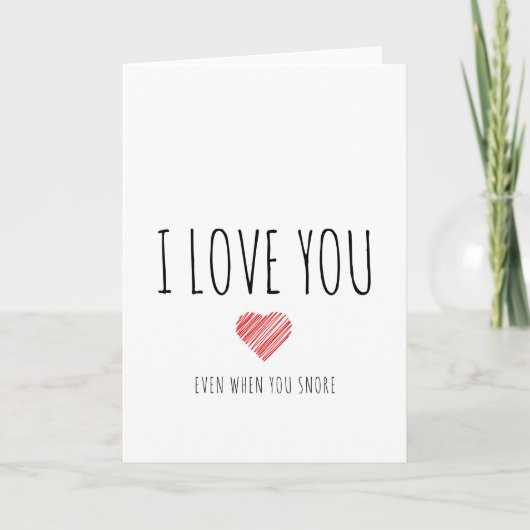 私はあなたがいびきでも愛している シーズンカード (正面)