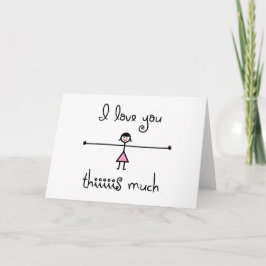 私はあなたがこの多くのカードを愛している カード