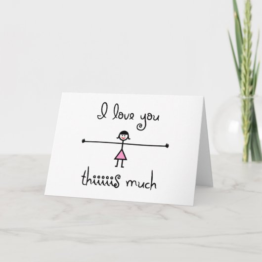 私はあなたがこの多くのカードを愛している カード (正面)