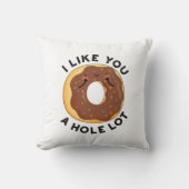 私はあなたがとても可愛いおもしろいドナプンが好きだ クッション (正面)
