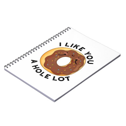 私はあなたがとても可愛いおもしろいドナプンが好きだ ノートブック (左側)