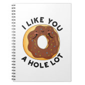 私はあなたがとても可愛いおもしろいドナプンが好きだ ノートブック (正面)