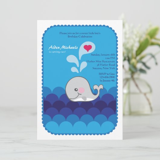 私はあなたがクジラの招待状を言った大好き 招待状 (スタンド正面)