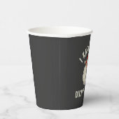 私はあなたがクリスマスの歯科をフロスしなかったのを知っているおもしろい 紙コップ (右)