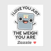 私はあなたがダイエットパンである重量だけ愛おもしろいしている シール (シート)
