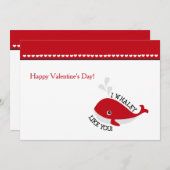 私はあなたがバレンタインデーのカードを好き シーズンカード (正面/裏面)