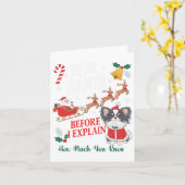 私はあなたがパピロンOを知っているクリスマスを説明する前 カード (黄色い花)