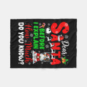 私はあなたがパピロンOを知っているクリスマスを説明する前 フリースブランケット (正面(横))