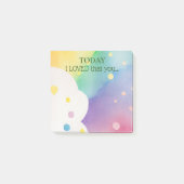 私はあなたがメモをしたことを愛していた ポストイット (正面)