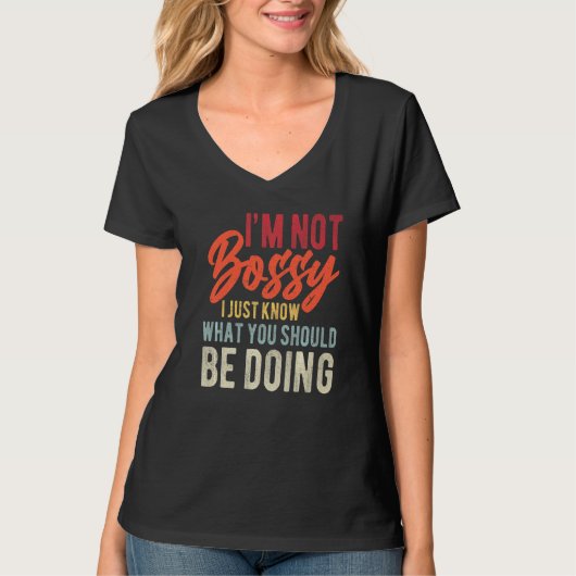 私はあなたが何をすべきか知っているだけではない Tシャツ (正面)