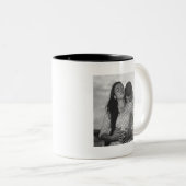 私はあなたが単語検索ゲーム写真ロマンチックを見つけた ツートーンマグカップ (正面右)