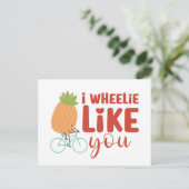 私はあなたが可愛いパおもしろいンバレンタインデーを好き ポストカード (スタンド正面)