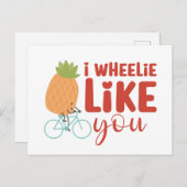 私はあなたが可愛いパおもしろいンバレンタインデーを好き ポストカード (正面/裏面)