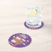 私はあなたが大好きラテバレンタインコーヒー紙コースター ペーパーコースター (インサイチュ)