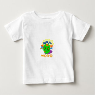 私はあなたが大好きXOXO美しい素晴らしいグラフィック文字アート ベビーTシャツ