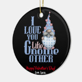 私はあなたが好き格言他のバレンタイン セラミックオーナメント (左)